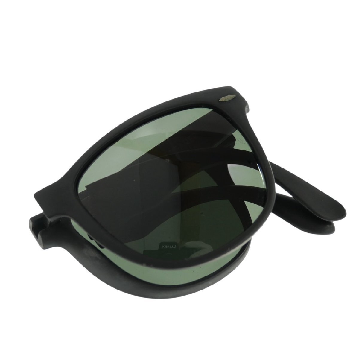 1 иен старт Ray-Ban RayBan FOLDING WAYFARER Ⅱ by BAUSCH & LOMB складной солнцезащитные очки черный мужской женский с футляром 