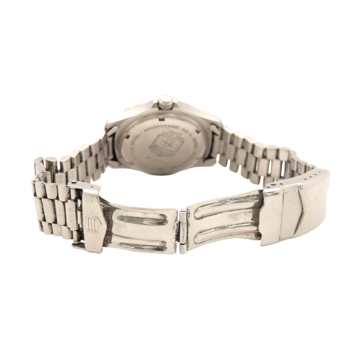 1 иен старт TAG HEUER TAG Heuer WE1111-R Date кварц QZ Professional 200m серебряный циферблат мужские наручные часы работоспособность не проверялась 