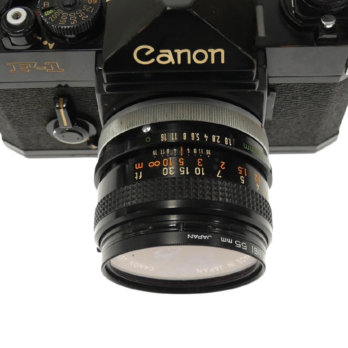1円スタート Canon キャノン F-1 一眼レフ フィルムカメラ 本體 ボディ レンズ FD 50mm 1:1.8 ブラック 黒 レトロ 寫(xiě)真 趣味 動(dòng)作未確認(rèn)