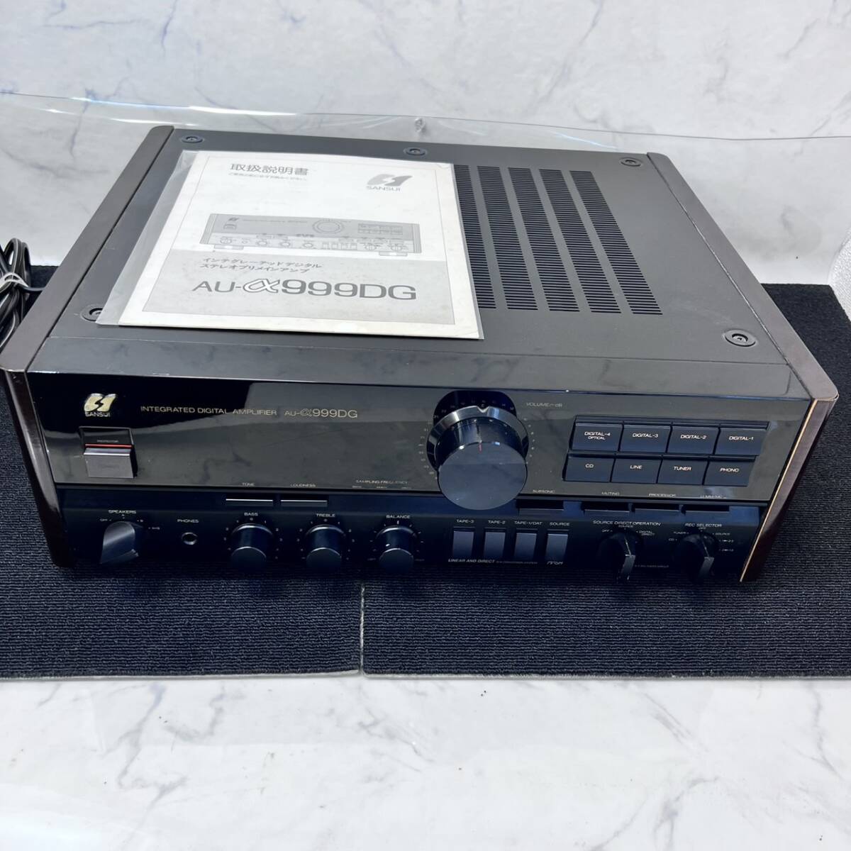 [ электризация только проверка * текущее состояние доставка ]SANSUI Sansui AU-α999DG основной предусилитель усилитель стерео инструкция с дистанционным пультом управление :B средний уровень 