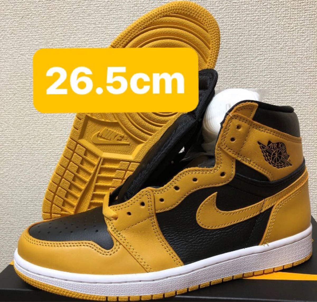 新品 未使用 NIKE AIR JORDAN 1 HIGH OG POLLEN ナイキ エアジョーダン1 ハイ パラン 26.5cm SNKRS nike air jordan 1 555088-701 pollen