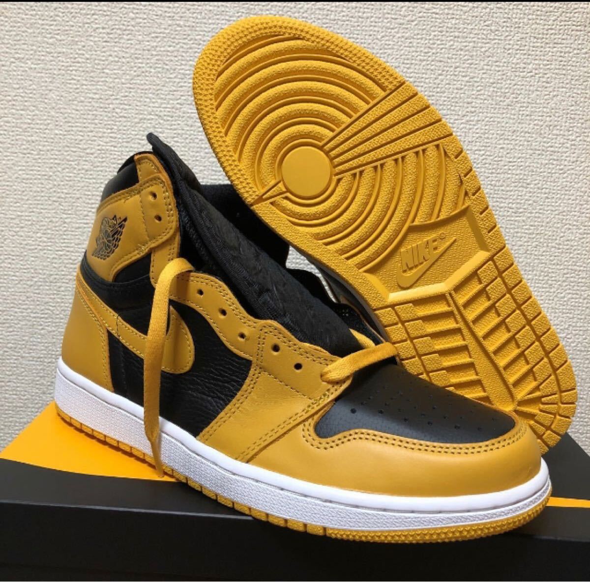 新品 未使用 NIKE AIR JORDAN 1 HIGH OG POLLEN ナイキ エアジョーダン1 ハイ パラン 26.5cm SNKRS nike air jordan 1 555088-701 pollen