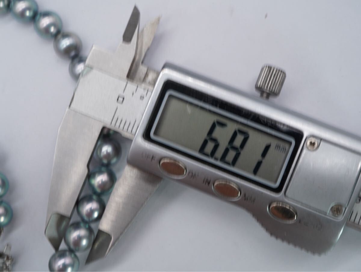 【1374】TASAKI 田崎真珠 タサキ 本真珠 パール SILVER シルバー ネックレス 長さ約42cm アクセサリー TIA