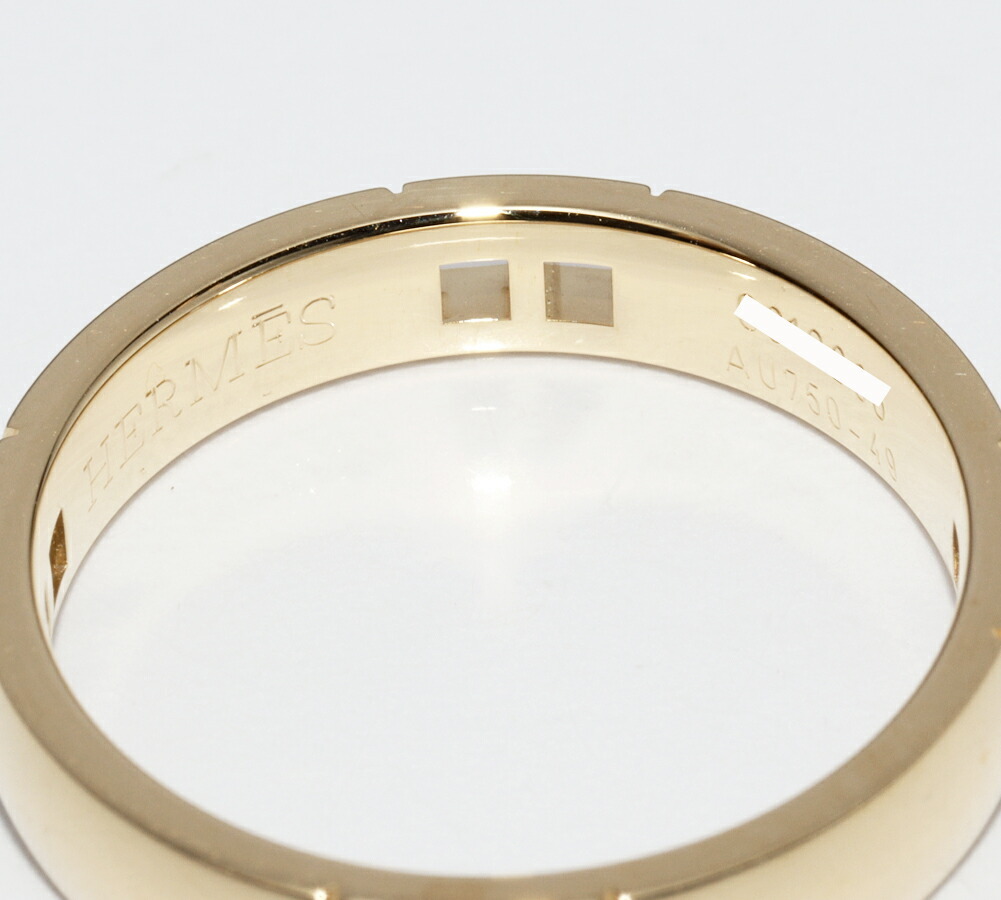 エルメス 指輪 K18YG ヘラクレスリング ミニ_画像4