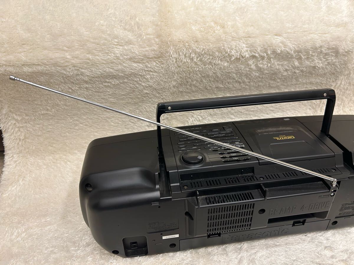 [ прекрасный товар рабочий товар ]Panasonic Panasonic RX-DT8 портативный стерео CD система CD магнитола двойной кассета 