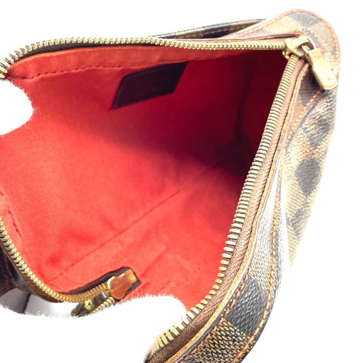1円 LOUIS VUITTON ルイヴィトン ダミエ ジェロニモス ワンショルダー ボディバッグ バムバッグ ウエストバッグ N51994