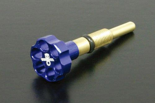 スペシャルパーツ武川 SP武川 ミクニ MIKUNI VM26キャブレター用 アイドルアジャストスクリュー ブルー 03-03-0015_画像1