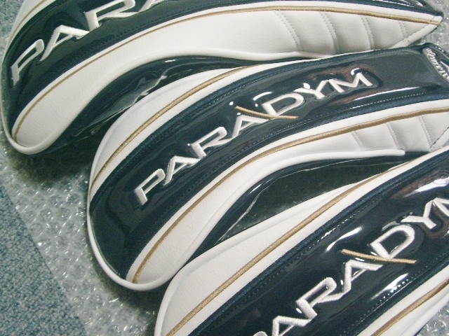  включая доставку не использовался Callaway pala большой m кошка кожзаменитель белый темно-синий Gold 1W+FW2 3 шт. комплект 