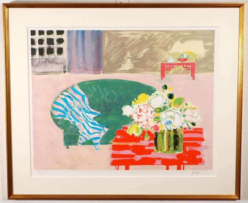 リトグラフ　ジル・ゴリチ 直筆サイン　44/175 リトグラフ ジル・ゴリチ 直筆サイン 44/175