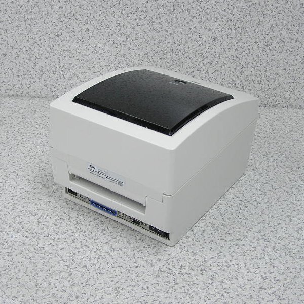 ■β【Aランク】東芝テック/TEC ラベルプリンタ B-EV4D-TC17-R 感熱/USB/LAN/100BASE/SDカード対応 動(dòng)作確認(rèn)OK/印字良好 元箱付【0618-01】