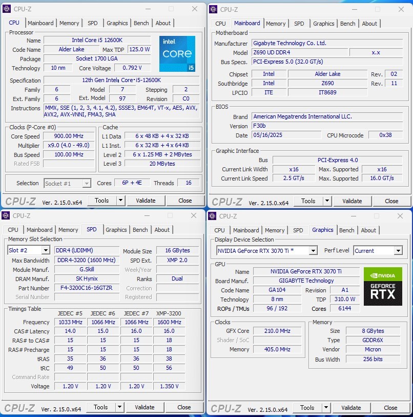 【自作ゲーミングPC モンハンワイルズ FHD 中～高設定向け】Intel Core i5-12600K / Z690 / DDR4 32GB / SSD 1TB / RTX3070Ti / Windows 11