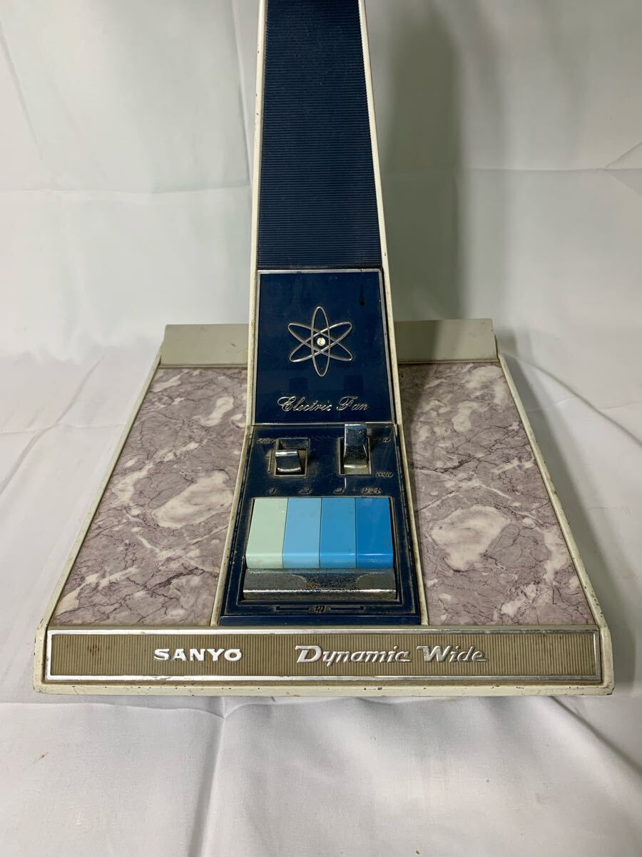 サンヨー 扇風機 ダイナミックワイド EF-6N0型 レトロ Dynamic サンヨー レトロ 扇風機 EF-6N0 型 昭和レトロ SANYO 当時物