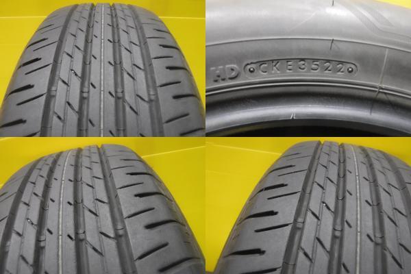 CX-5 CX-8 エクストレイル 4本セット 送料無料 中古 国産 夏タイヤ ブリヂストン ALENZA H/L33 225/60R18 新品 VENES FS01 18インチ ブラッ_画像6