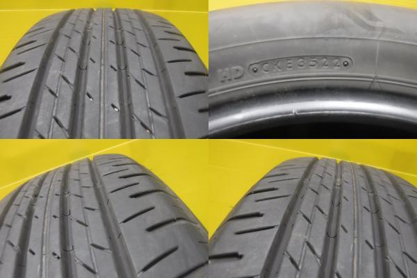 CX-5 CX-8 エクストレイル 4本セット 送料無料 中古 国産 夏タイヤ ブリヂストン ALENZA H/L33 225/60R18 新品 VENES FS01 18インチ ブラッ_画像7