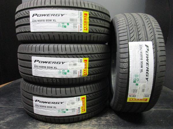 クラウン カムリ マークX WRX ブレスト バーンシュポルトtypeM55 ピレリ パワジー 225/45R18 新品低燃費タイヤセット 中古 須賀川_画像8
