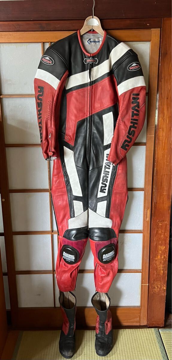 KUSHITANI クシタニ　w. motoland Lサイズ革ツナギ KUSHITANI クシタニ w. motoland Lサイズ革ツナギ レーシング