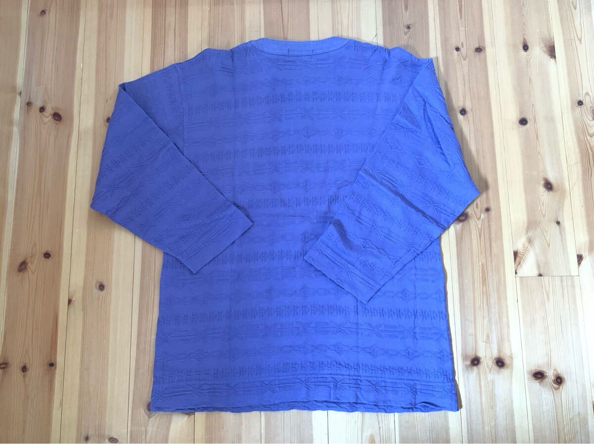 Y687 トラサルディ TRUSSARDI パープル 長袖 トップス　Mサイズ_画像9