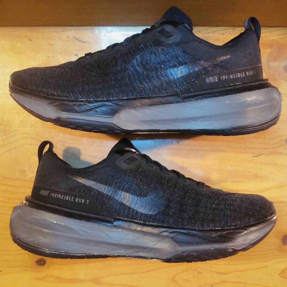 【美品／完売モデル・定価26,070円】Nike/ ZoomX Invincible Run FK 3/ 27.0cm/ オールブラック/ ナイキ インヴィンシブル インビンシブル