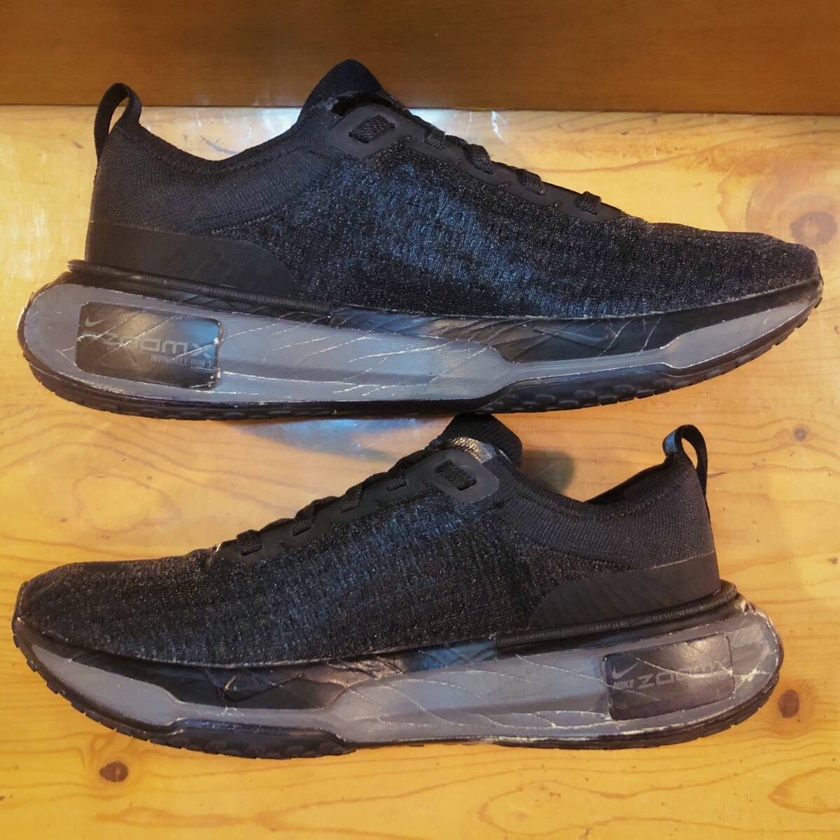 【美品／完売モデル・定価26,070円】Nike/ ZoomX Invincible Run FK 3/ 27.0cm/ オールブラック/ ナイキ インヴィンシブル インビンシブル