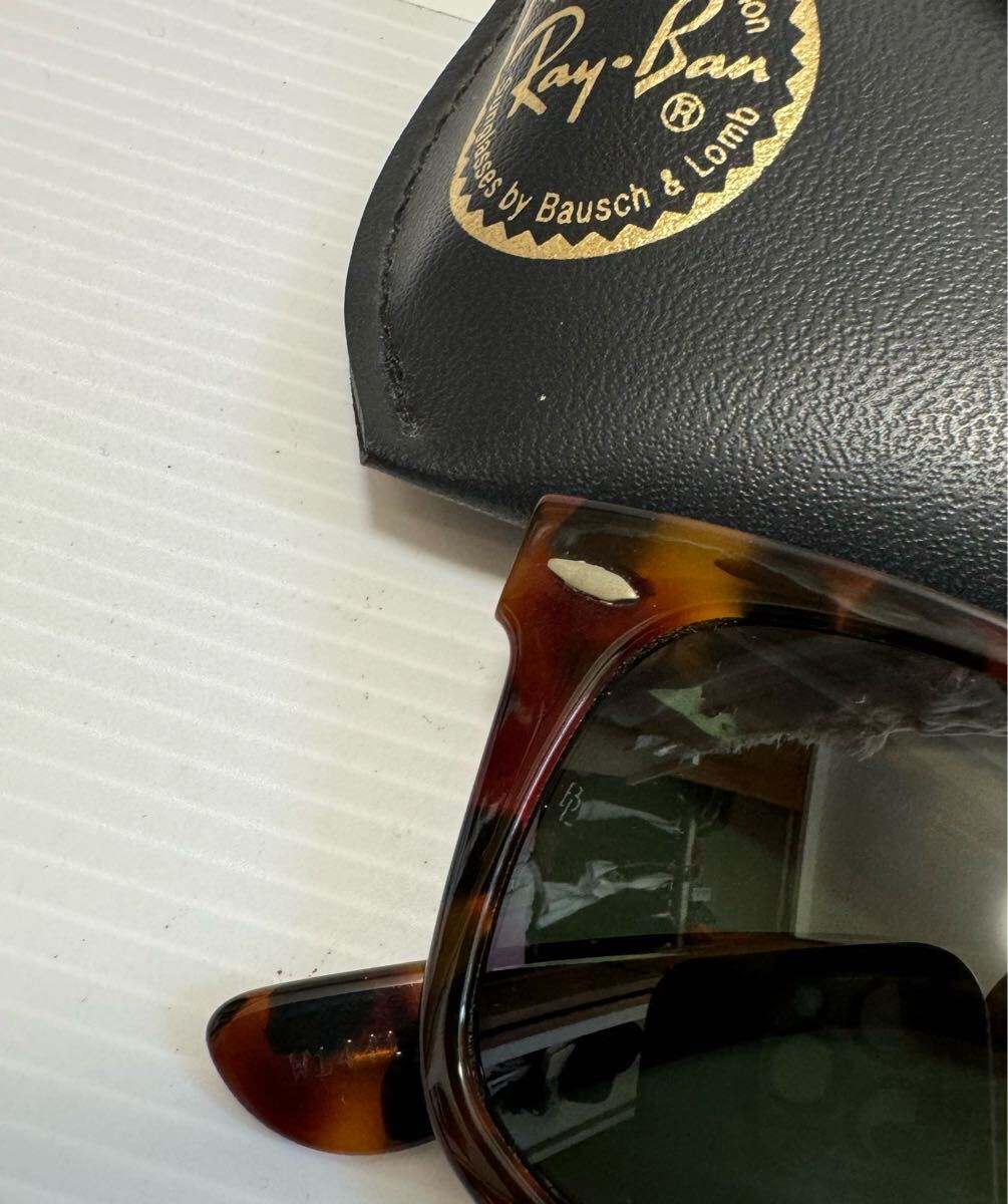 美品 B&L RAY BAN WAYFARER LIMITED 5022 W1441 USA レイバン ウェイファーラー リミテッド サングラス ボシュロム 米國(guó)制 限定 べっ甲柄