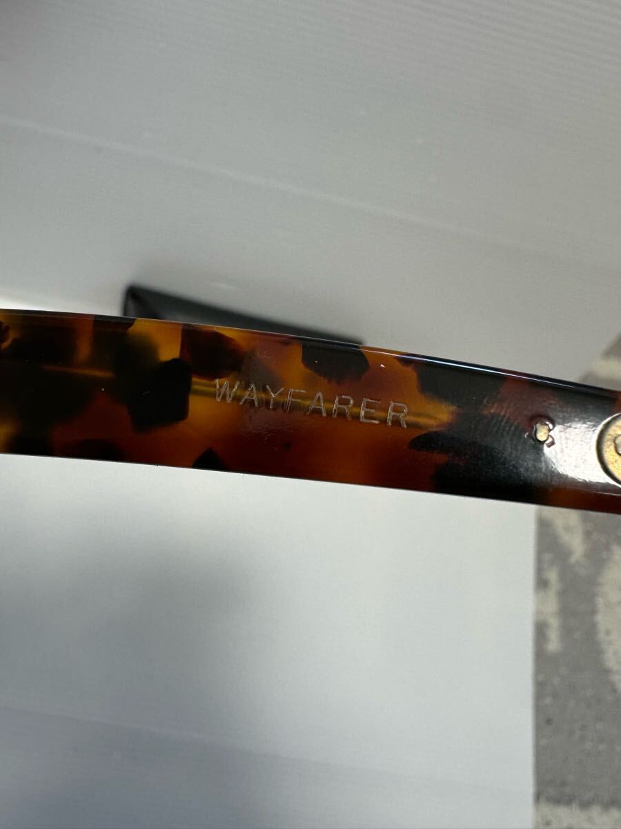 美品 B&L RAY BAN WAYFARER LIMITED 5022 W1441 USA レイバン ウェイファーラー リミテッド サングラス ボシュロム 米國(guó)制 限定 べっ甲柄