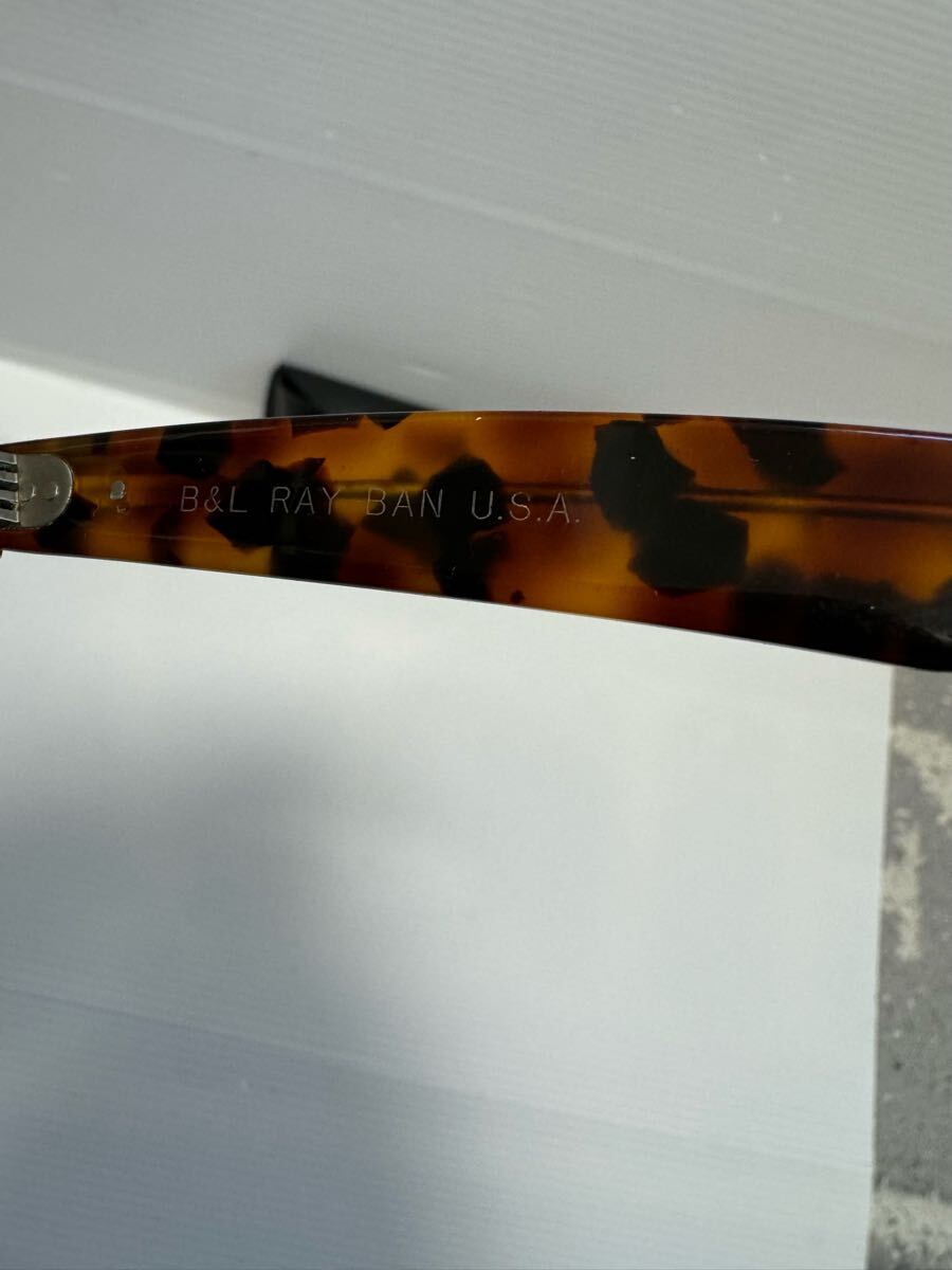 美品 B&L RAY BAN WAYFARER LIMITED 5022 W1441 USA レイバン ウェイファーラー リミテッド サングラス ボシュロム 米國(guó)制 限定 べっ甲柄