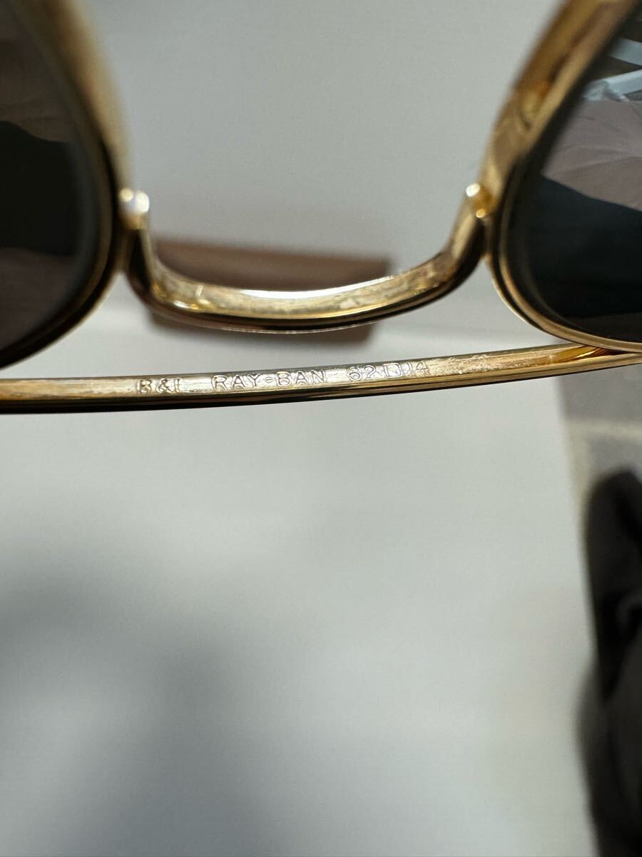 美品 B&L RAY BAN METAL G-31DM 62mm レイバン メタル ダブルミラー USA サングラス ボシュロム ティアドロップ L2846