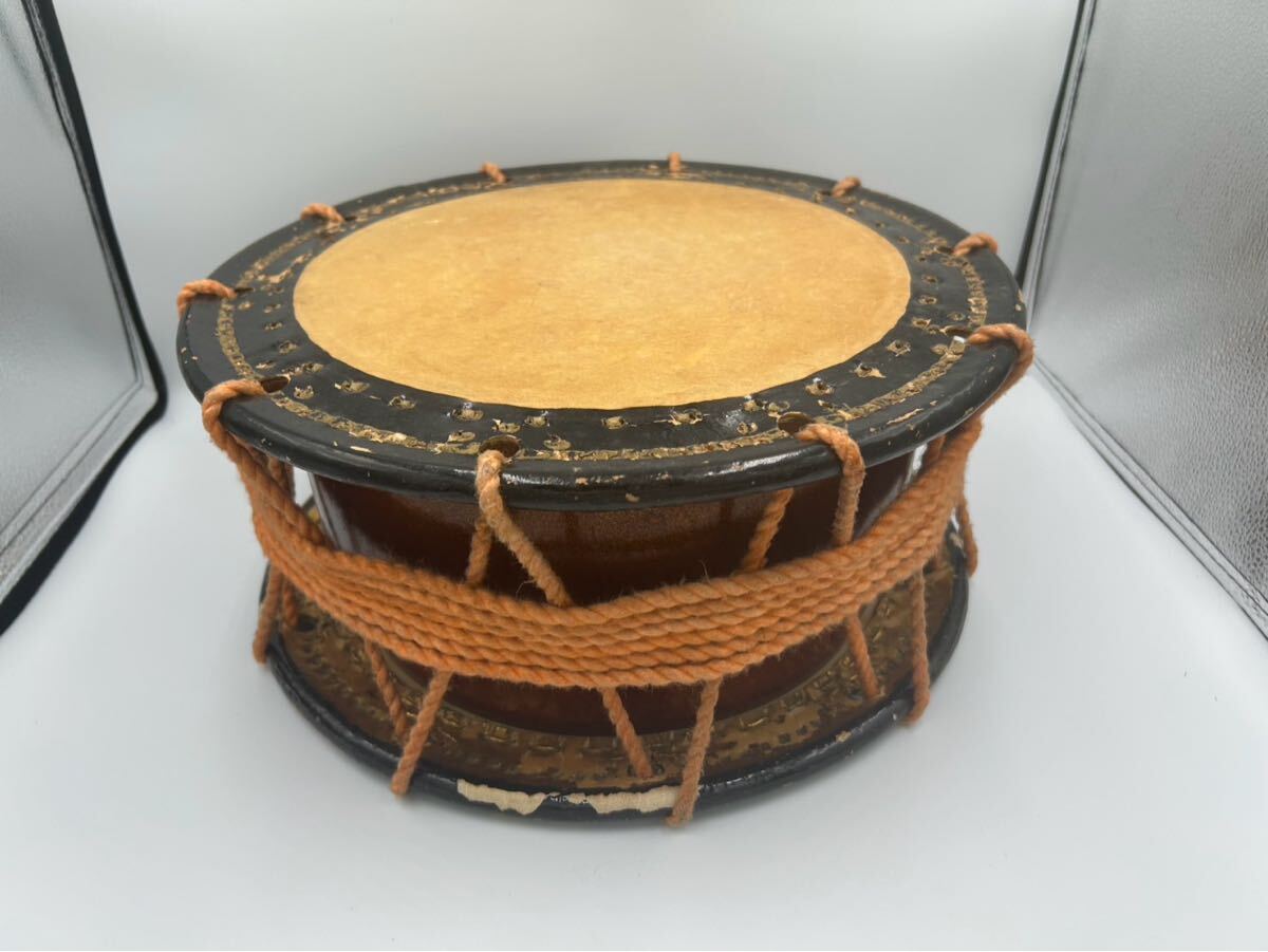 リユース 和太鼓 附締太鼓 直径約35cm