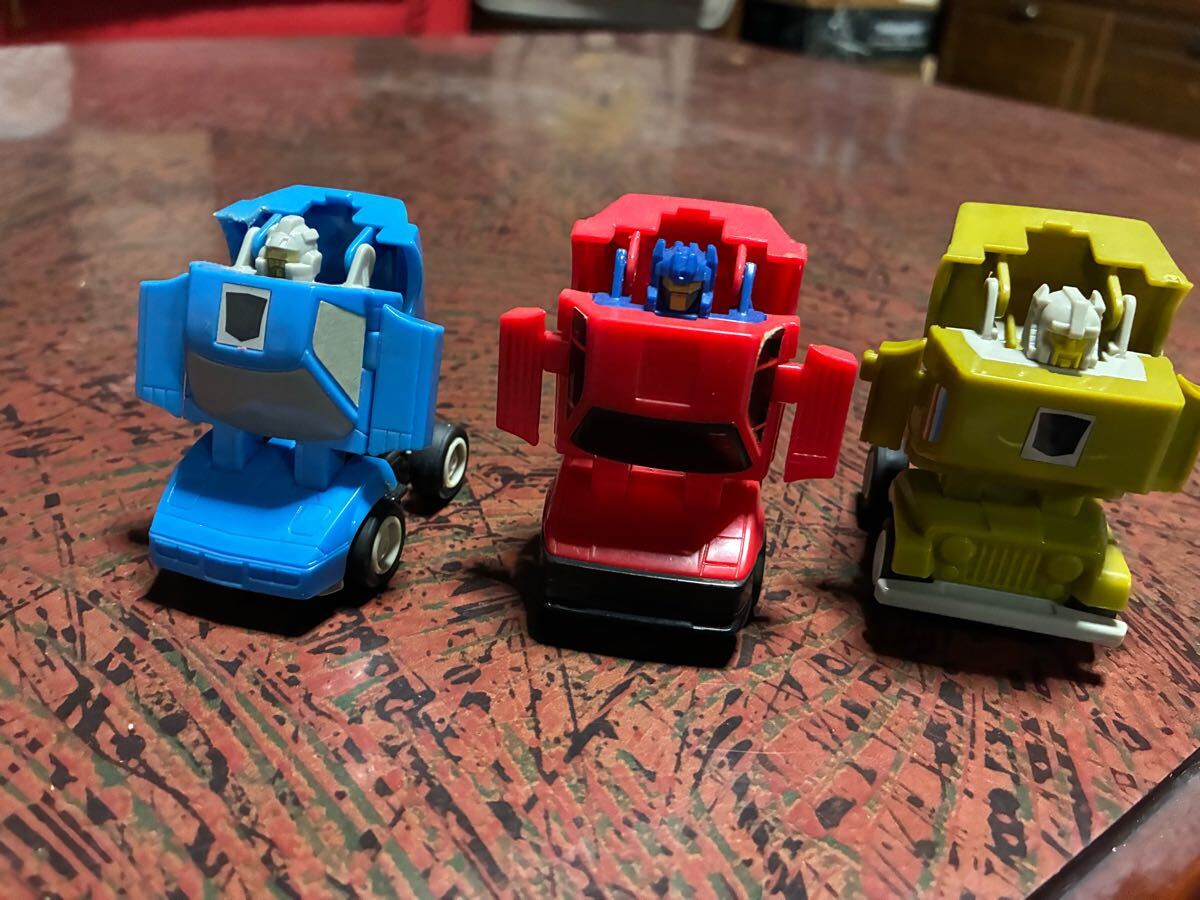 トランスフォーマー スロットルボット　6體セット　1987タカラ　ハズブロ　