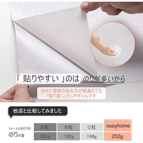 新品 壁紙 扉 テーブル ドア diy 簡単 エンボス木目調(diào) 防水 60cmX 壁紙シール はがせる 厚手 白 木目 102