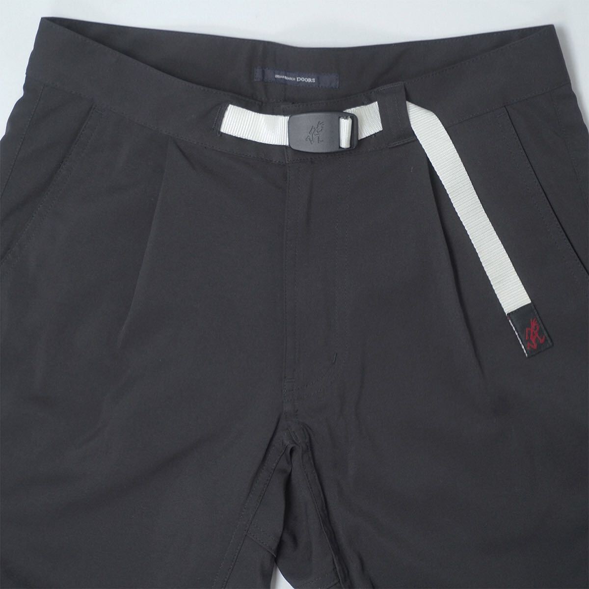 GRAMICCI × URBAN RESEARCH DOORS 別注ワンタックパンツ【S】BLACK グラミチ アーバンリサーチドアーズ スラックス コラボ GMP-16S142_画像3