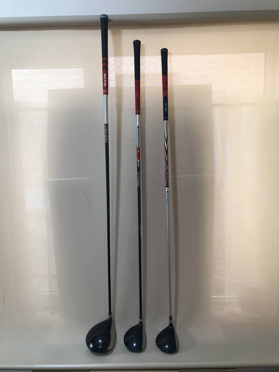  Yonex дерево 3 шт. комплект 2007 год 1W NANOV 10° S-2, 3W NANOV 15° R-1, 5W NEXTAGE 19° R No.26