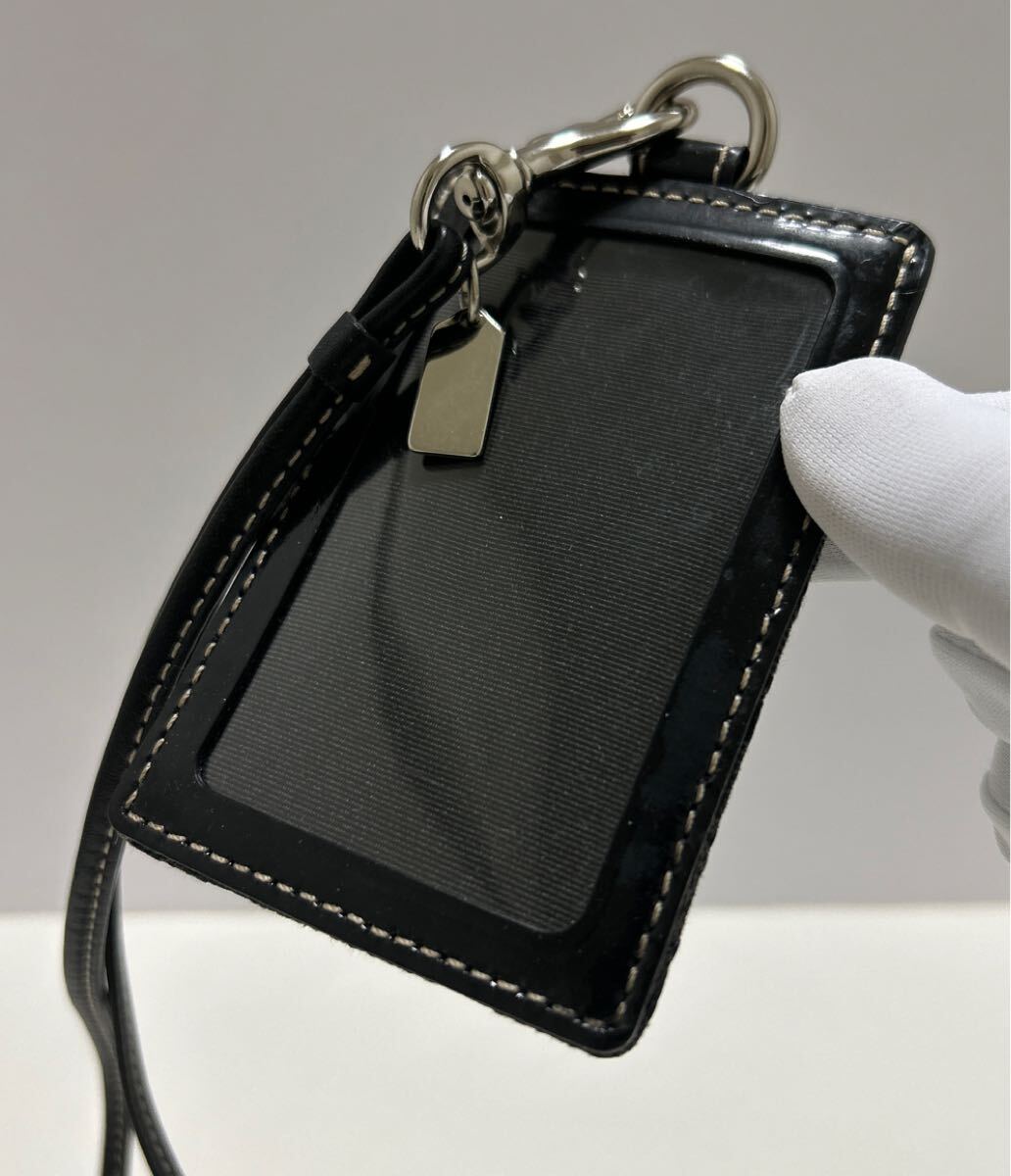 ◆COACH コーチ　がま口 長財布 ＆ IDケース　2點SET　ブラック＆シグネチャー◆　キャンバス×レザー　正規(guī)品保証 【送料無料】0618