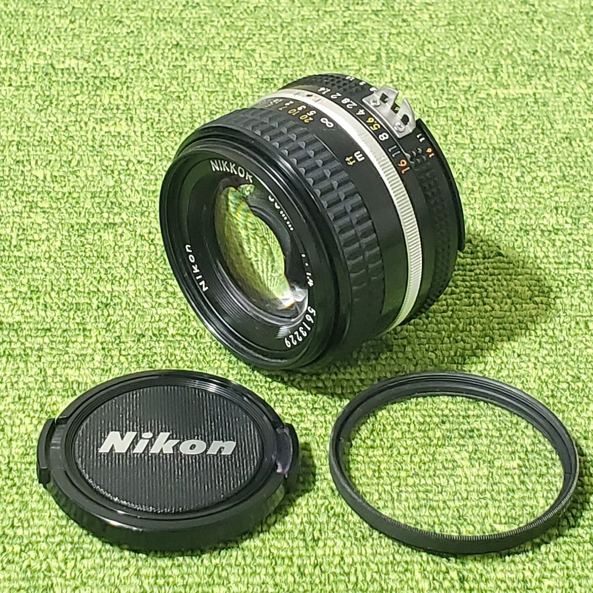 Nikon/ Nikon Nikon Ai-S NIKKOR 50mm F1.4 50/1:1.4 одиночный подпалина пункт линзы s1871