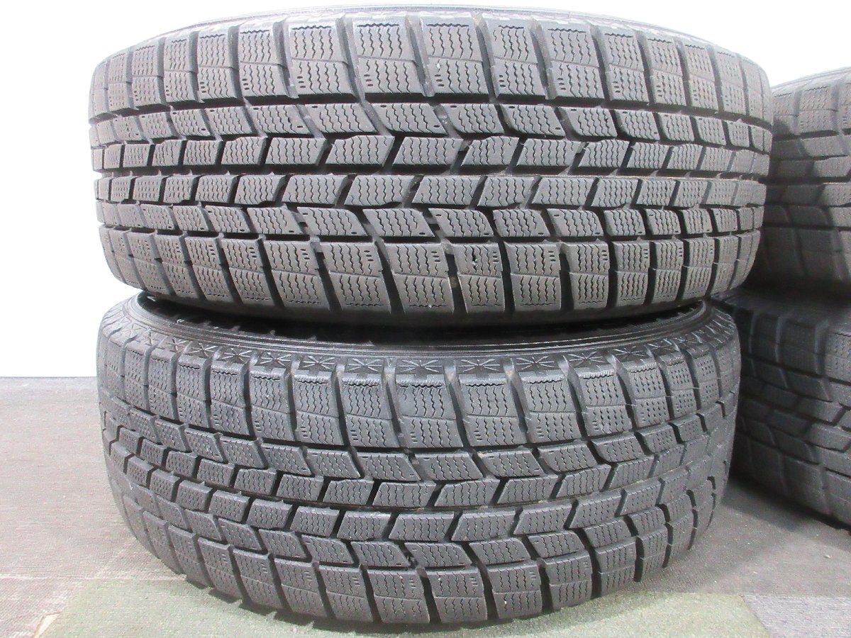 激安　15インチ　GY　アイスナビ6　195/65R15　中古ホイールスタッドレスタイヤ4本SET　アクア　売り切り　