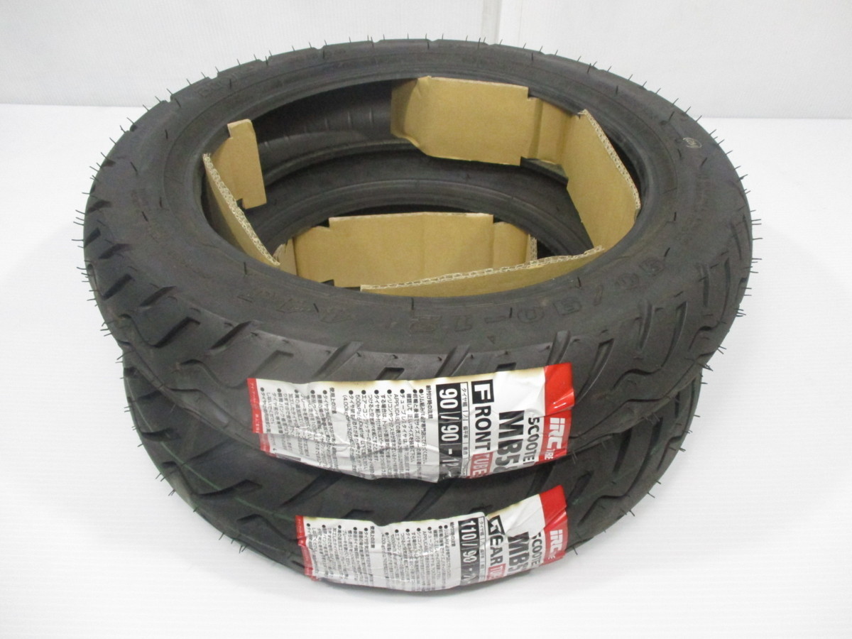 激安 新品 IRC MB57 MB58 90/90-12 110/90-10 タイヤ交換 売り切り_画像1
