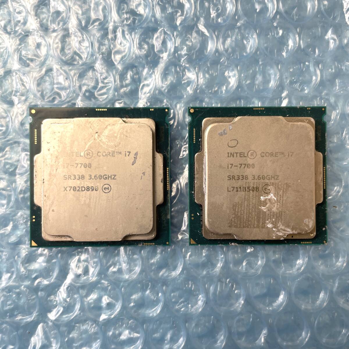 Intel Core i7-7700 SR338 3.60GHz 2個セット HP ProDesk 400 G6 SFF デスクトップ CPU BIOS起動確認済み【DC-156】