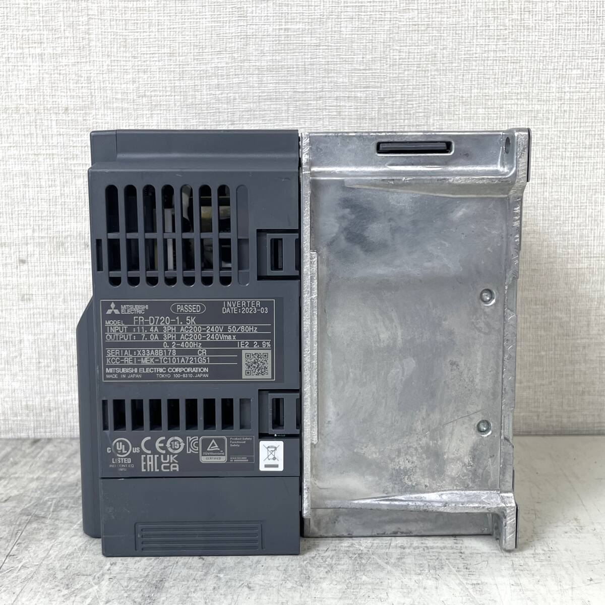 MITSUBISHI INVERTER FR-D720-1.5K 2023-03 現(xiàn)狀品【B-351】
