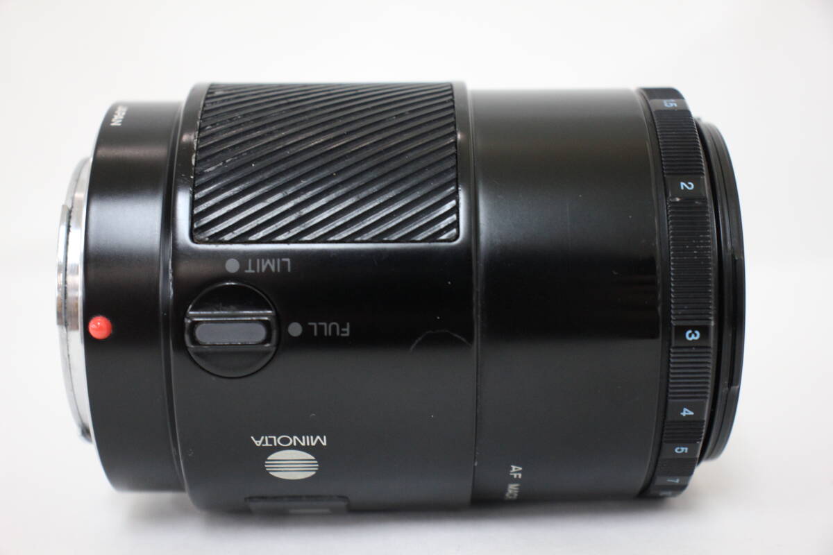 【返品保証】 ミノルタ Minolta AF MACRO 100mm F2.8 前后キャップ付き レンズ e1820