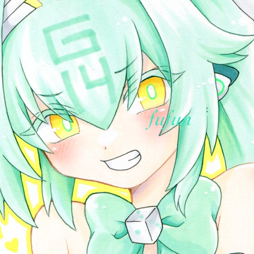 麻雀ファイトガール　手描きイラスト　G-14 イヨ