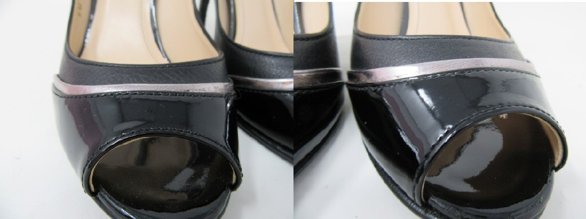 ◆DIANA　ダイアナ　パンプス　ブラック系　レディース　ヒール　23㎝　中古◆6655