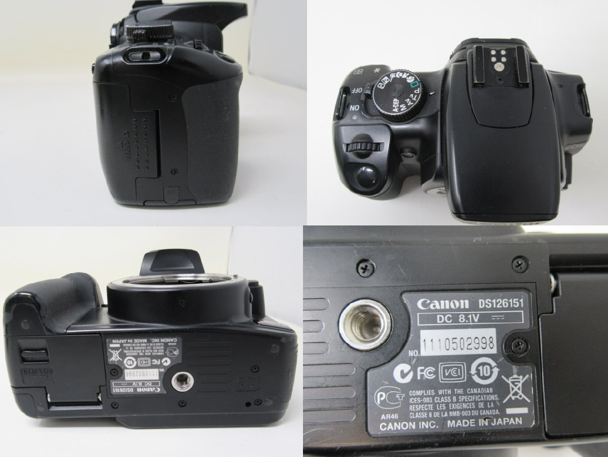 ◆ジャンク　Canon　キャノン　デジタル一眼レフ　EOSKISS デジタルX　DS126151　本體のみ　現(xiàn)狀品◆11692★