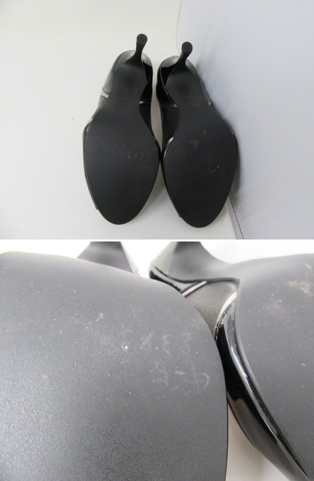 ◆DIANA　ダイアナ　パンプス　ブラック系　レディース　ヒール　23㎝　中古◆6655