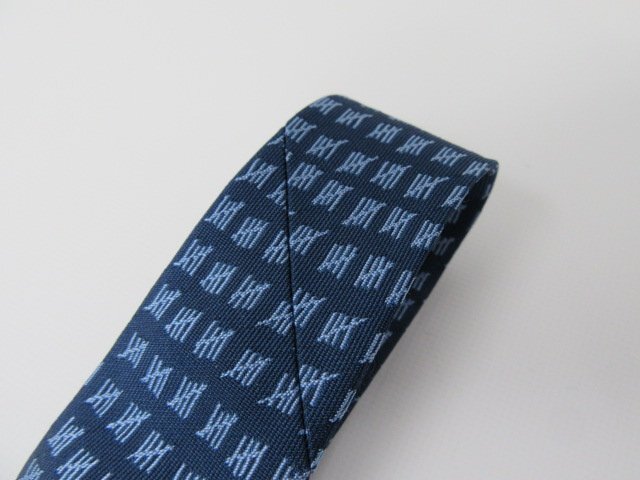 *HERMES Hermes галстук blue blur ndo галстук б/у *11700*
