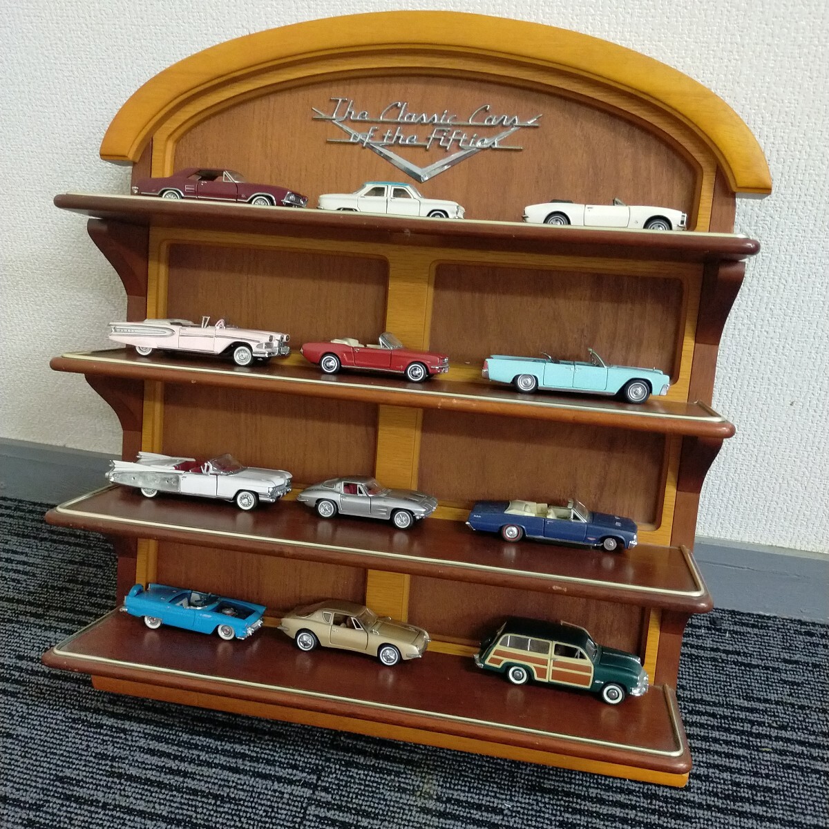 Franklin Mint 1/43 クラシックカー 12臺 ＆ The Classic Cars of the fifties 飾棚 フランクリン?ミント ミニカー 希少 コレクション