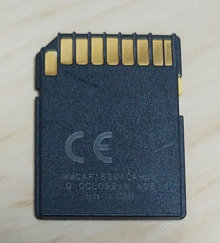 送料無料　地図データ SDカード 16GB FUJITSU TEN 富士通　AVN-Z041