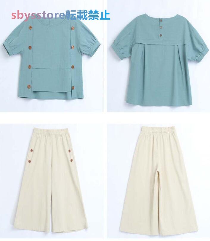 夏新作レディースパンツスーツ セットアップ パンツドレス 體型カバーカジュアル 結(jié)婚式 通勤 入學式 上下セット 著痩せ M~3XL