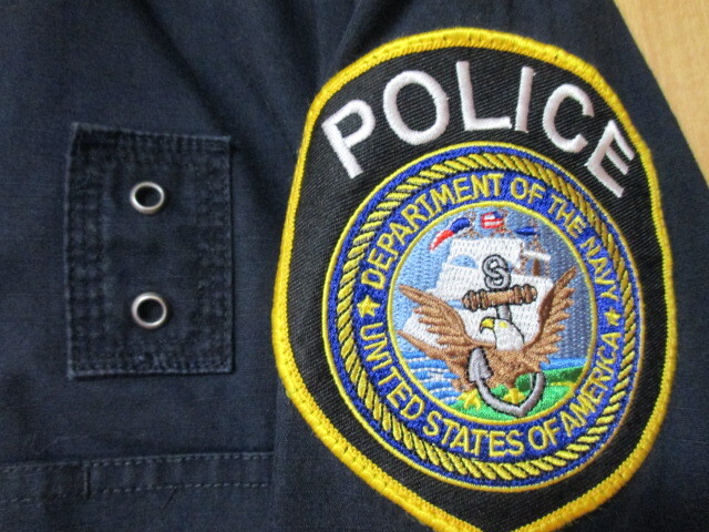 即決★USA POLICE　アメリカ　ポリス　警察　ユニフォーム　長袖シャツ/サイズ　M_画像10