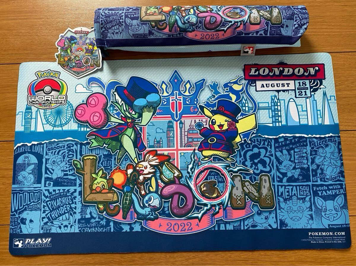 ポケモンカード WCS 2022 プレイマット ロンドン COMPETITOR 新品未使用 ポケモンカード wcs 2022 ロンドン プレイマット