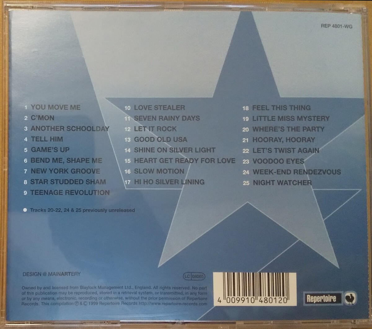 Hello/The Best Of & Rarities/ハロー Repertoire - REP 4801-WG Glam Rock_画像3